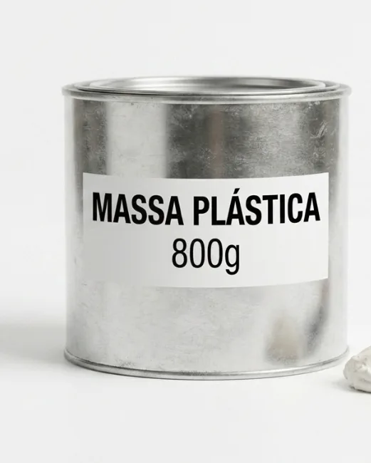 Massa plástica preta