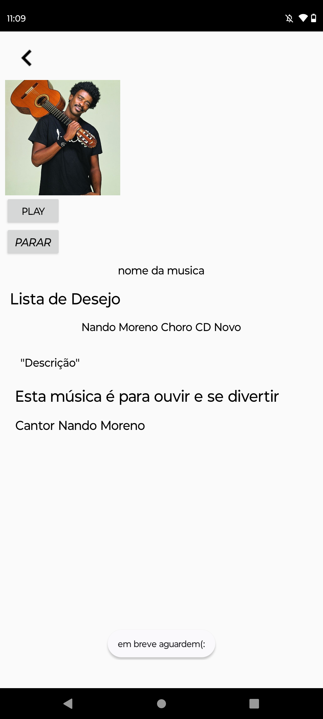 ouvir músicas offline e! (Favoritas)(Teste) — Screenshot 7