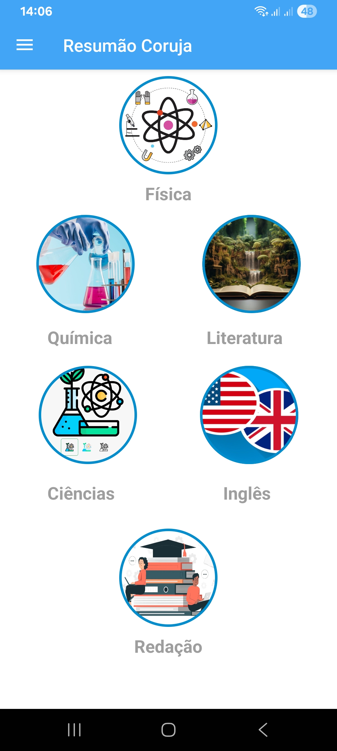 Resumão Coruja — Screenshot 3