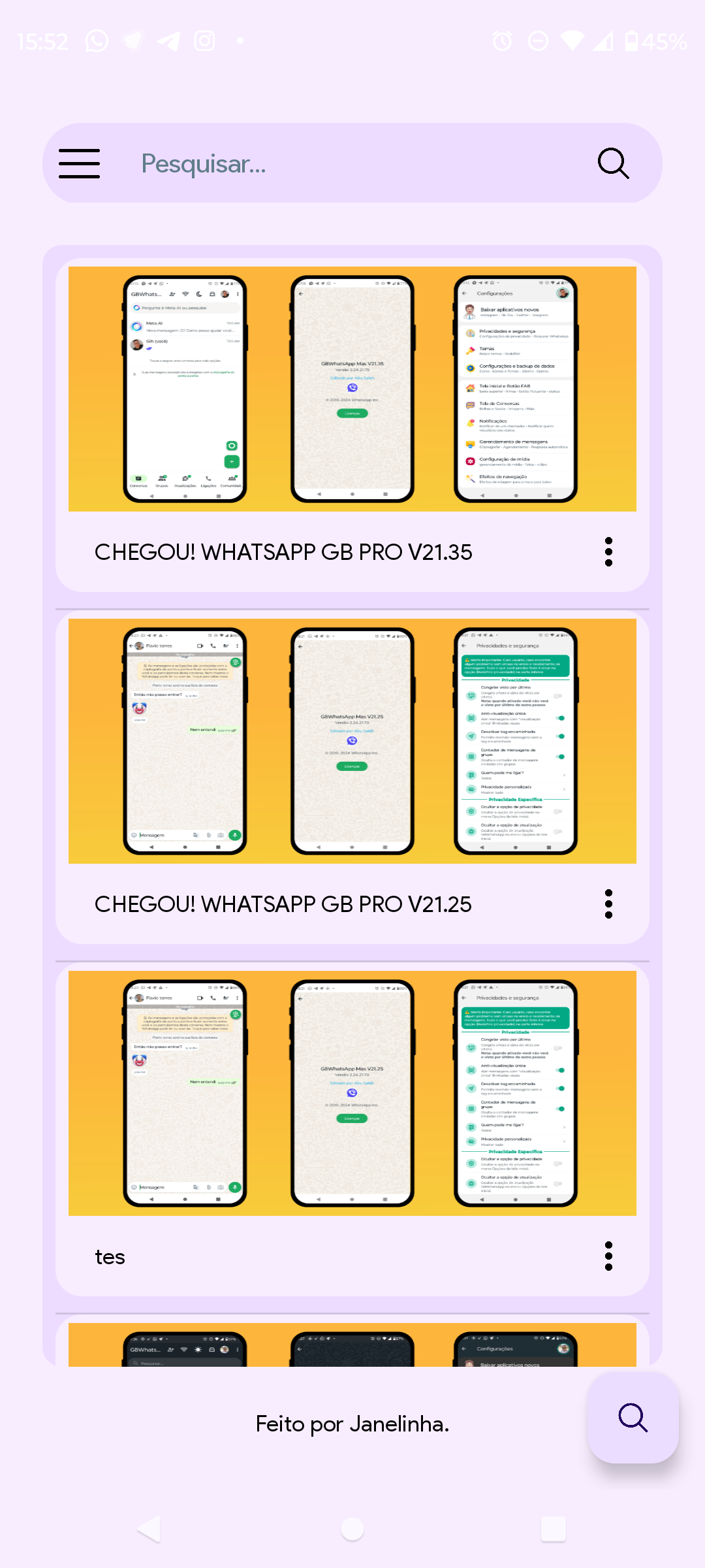 Whatsapp GB - Atualizações — Screenshot 4