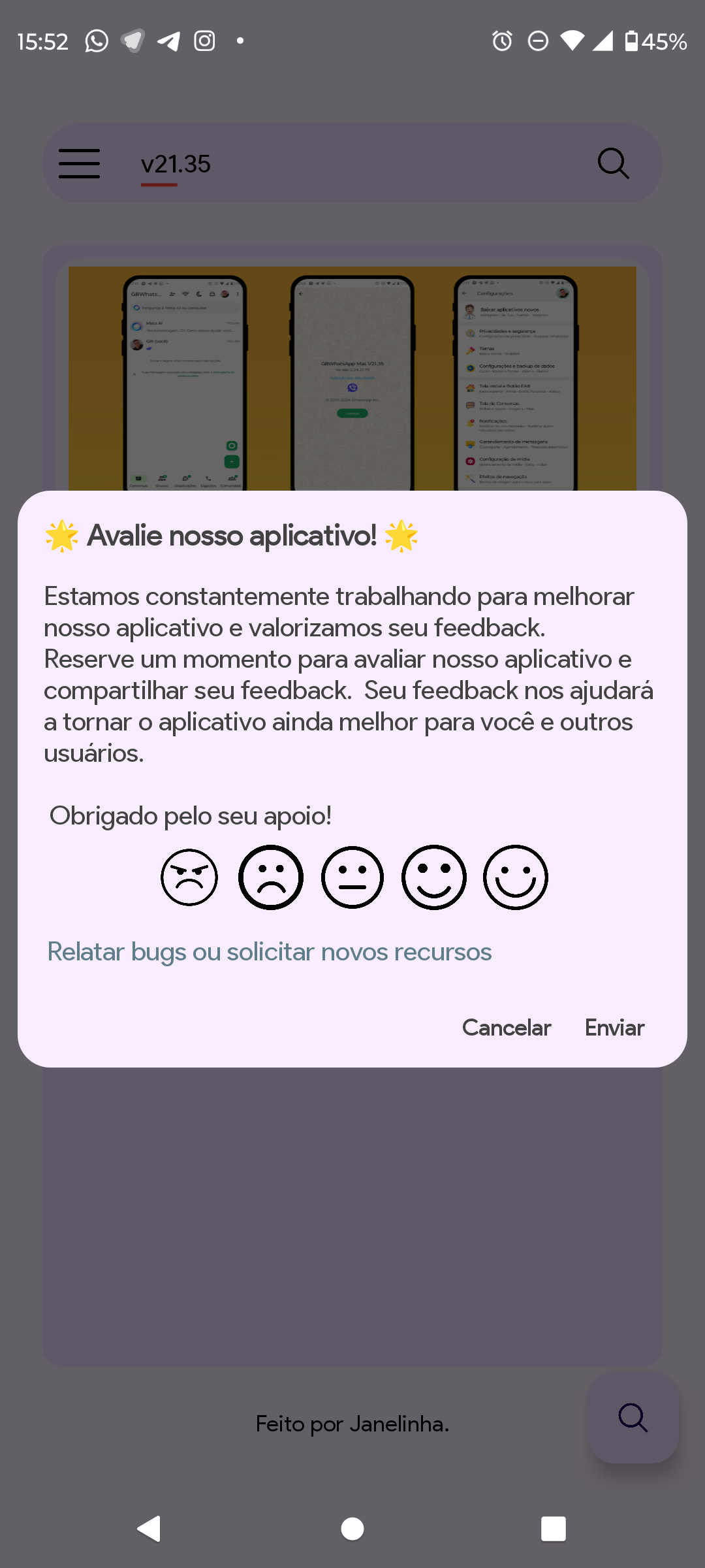 Whatsapp GB - Atualizações — Screenshot 1