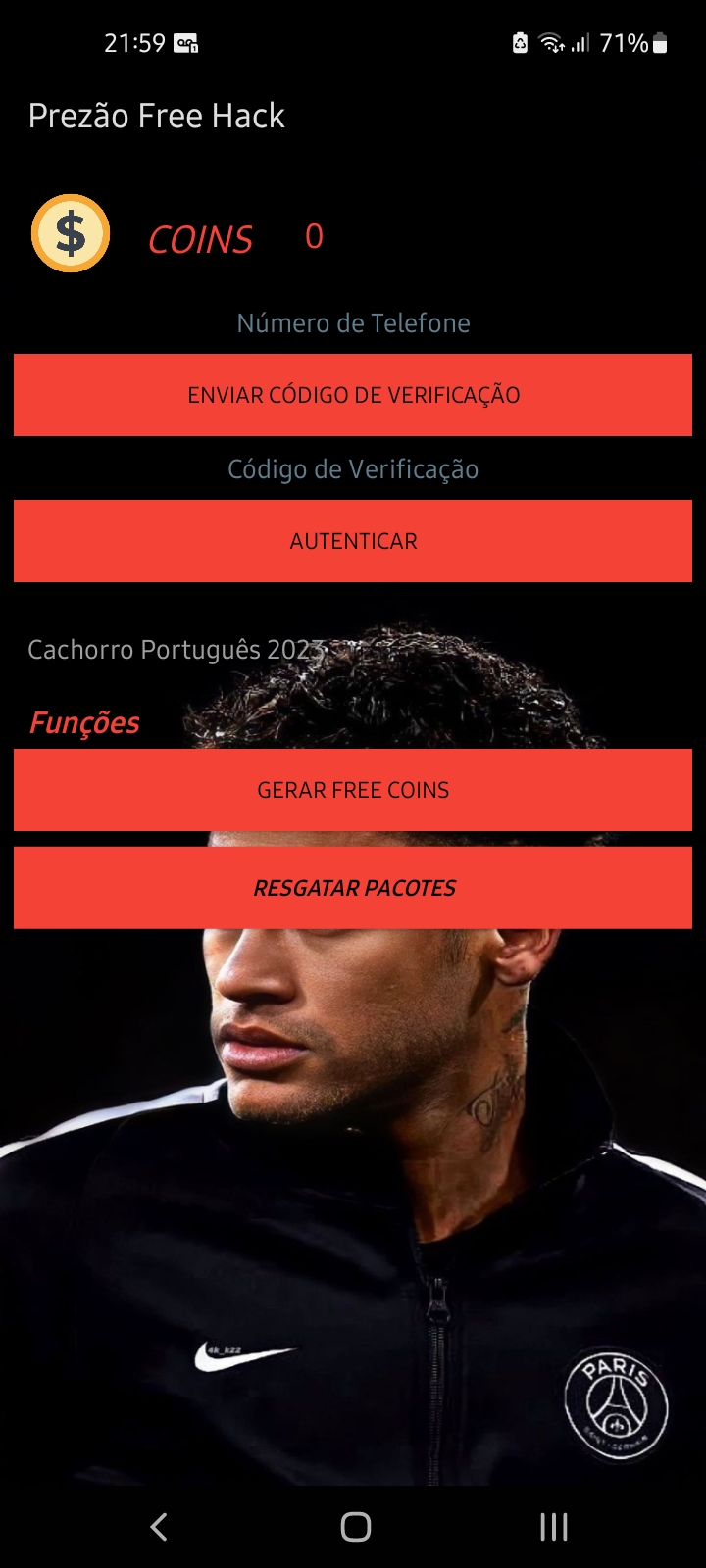 Prezão Free Hack -  PFH — Screenshot 1