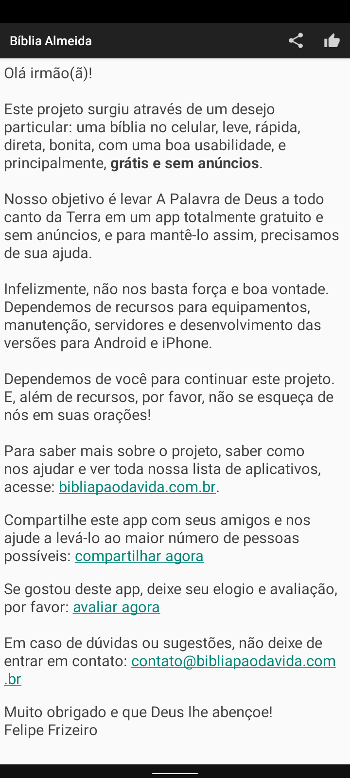Bíblia Almeida PDV — Screenshot 2