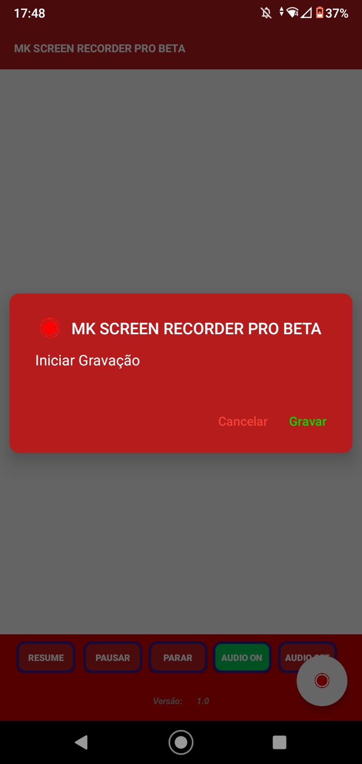 MK SCREEN RECORDER PRO BETA  — Screenshot 1