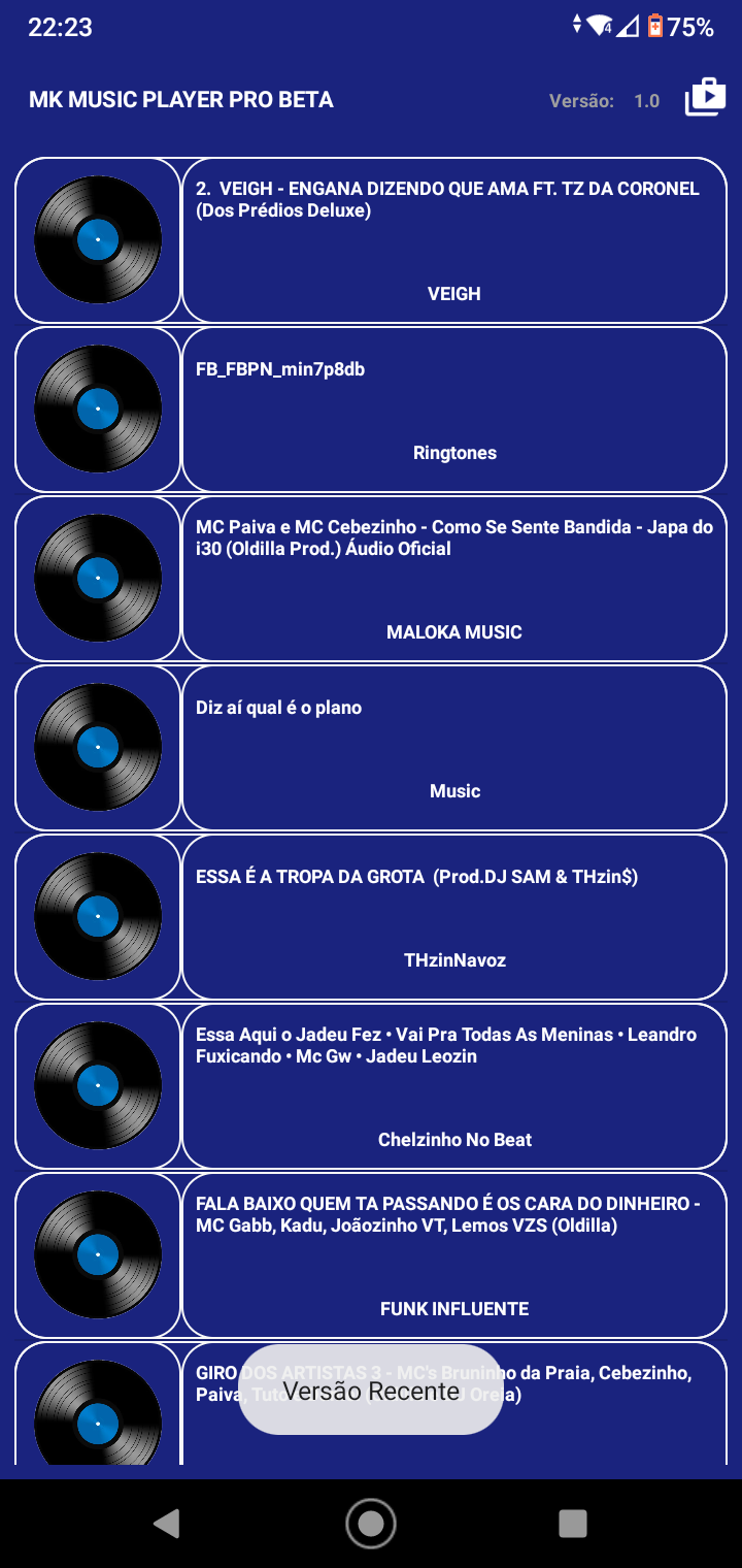 Mk Music Player Pro Beta — Screenshot 2