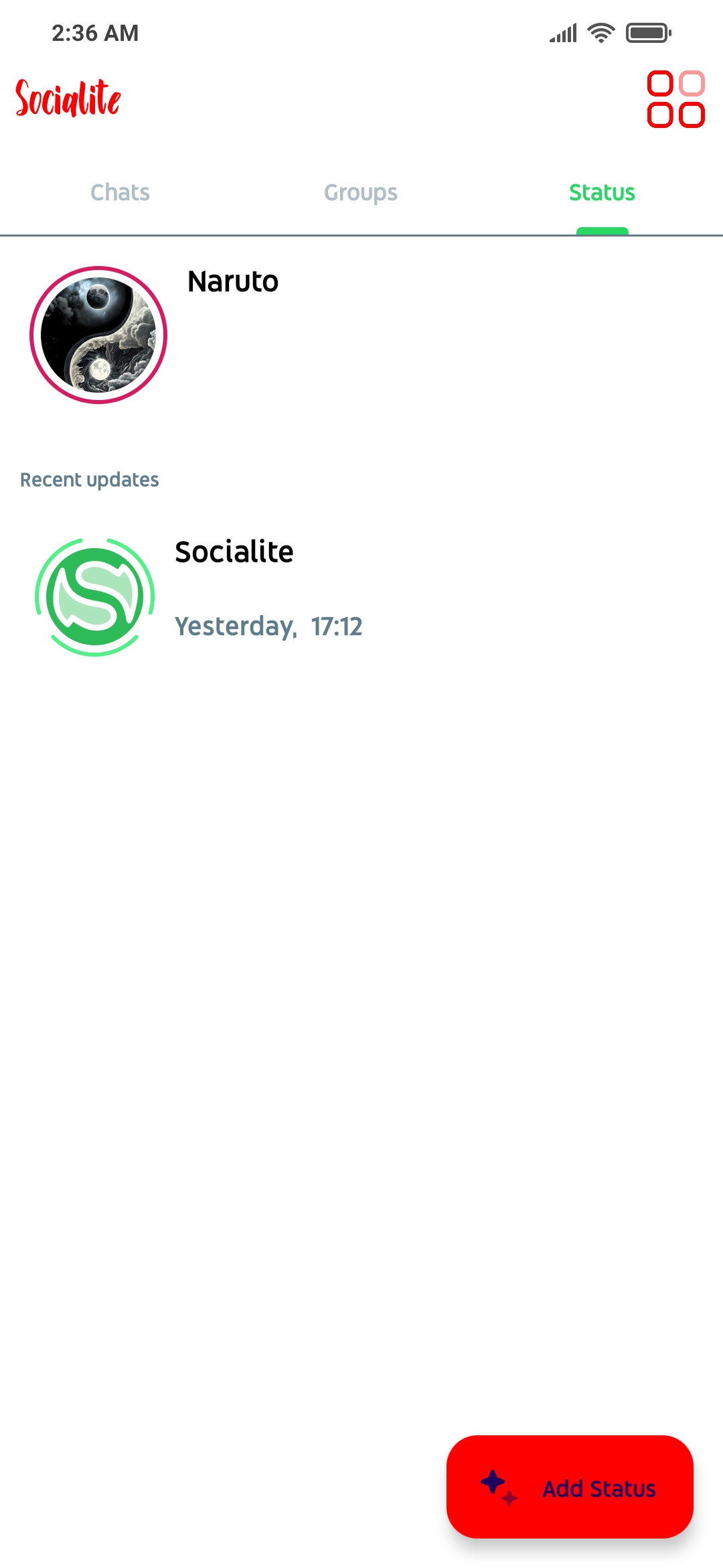Socialite — Screenshot 3