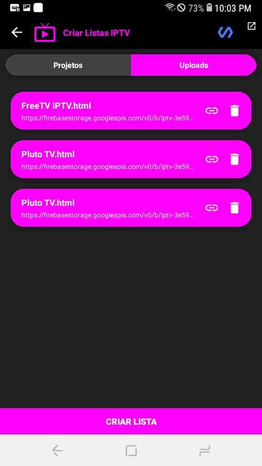 Criar Listas IPTV — Screenshot 3