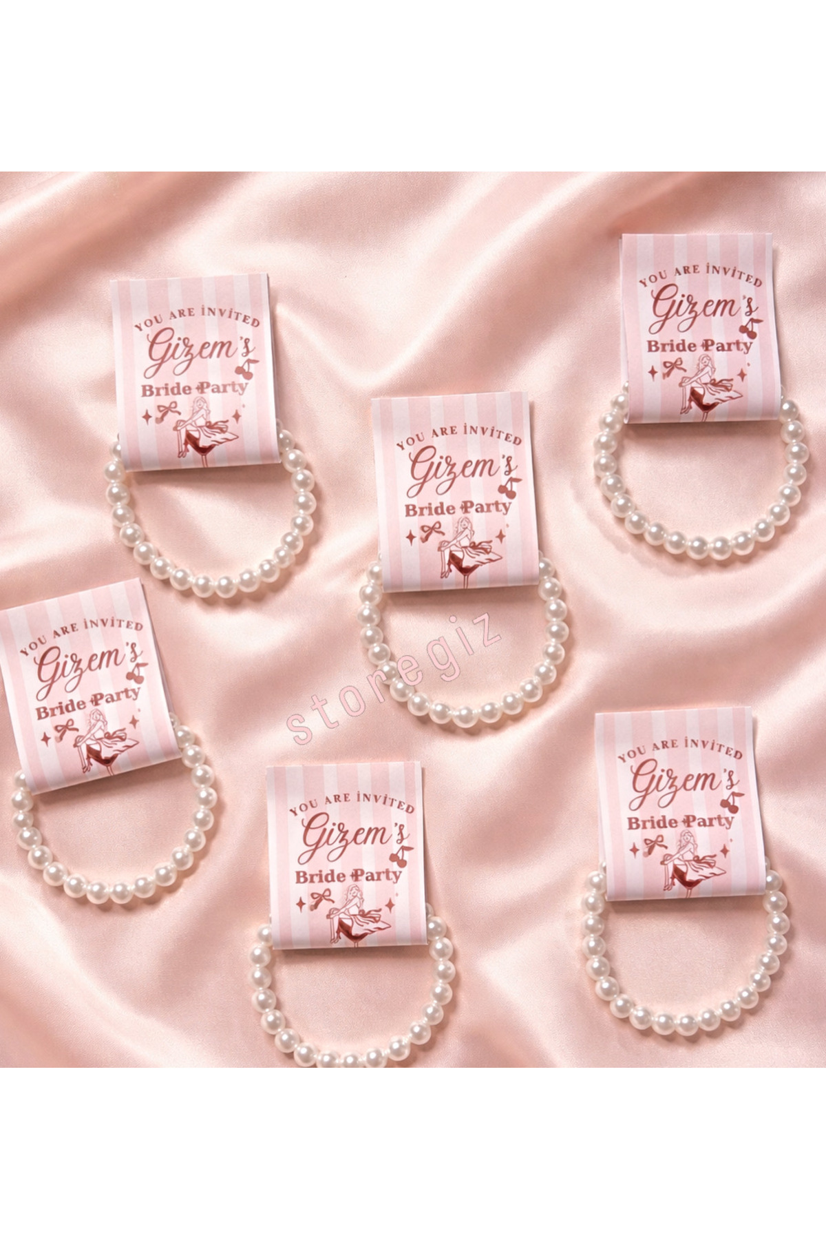 Bride İnci Bileklik · 10 Adet