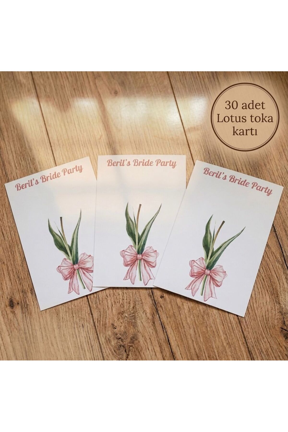 Lotus Toka Kartı · 30 Adet