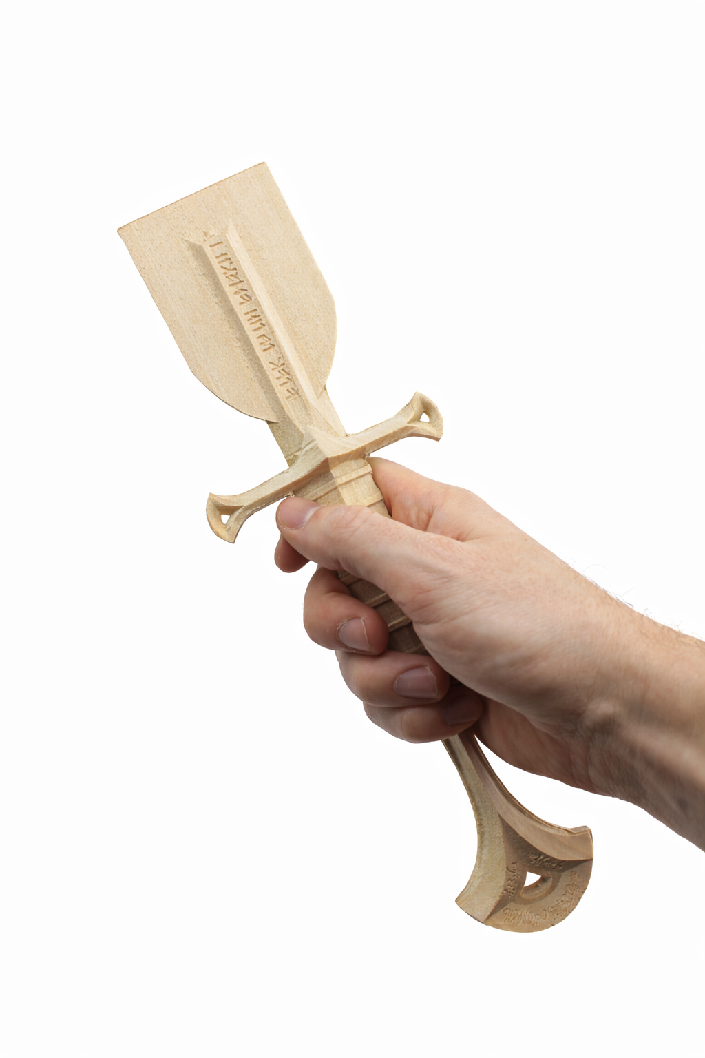 Spatule en bois épée fantasy