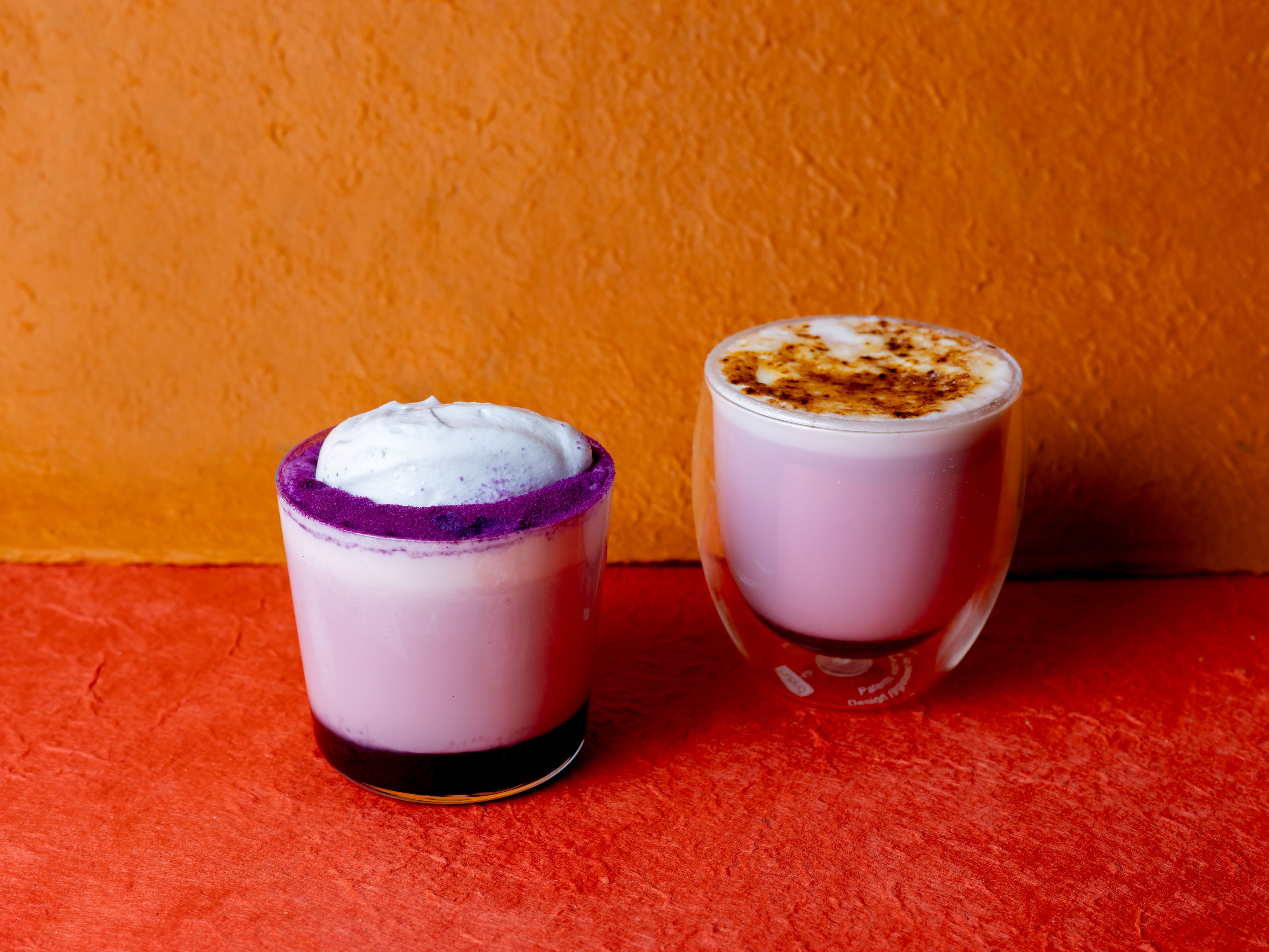 【秋限定】島豆腐と紅芋のラテ🍠