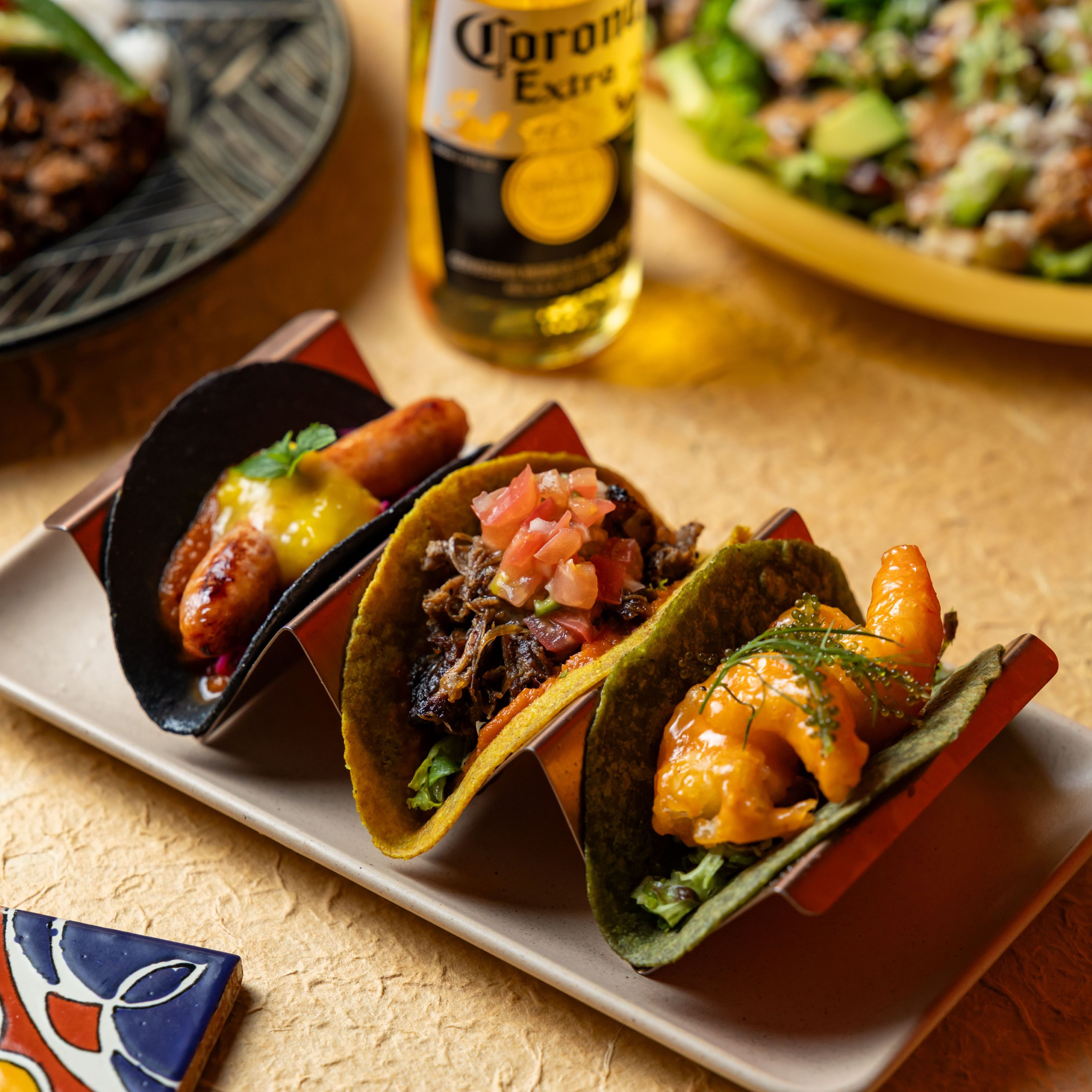 今日はどれにする？🌮選べる琉球タコス3種セット
