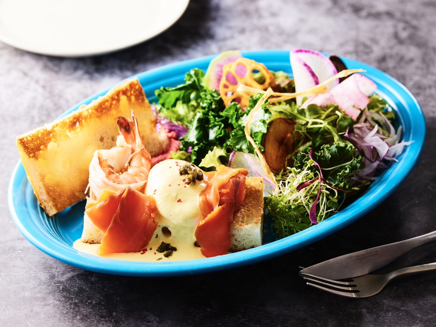 【商品紹介】エッグベネディクトシュリンプ&サーモン🐟🦐