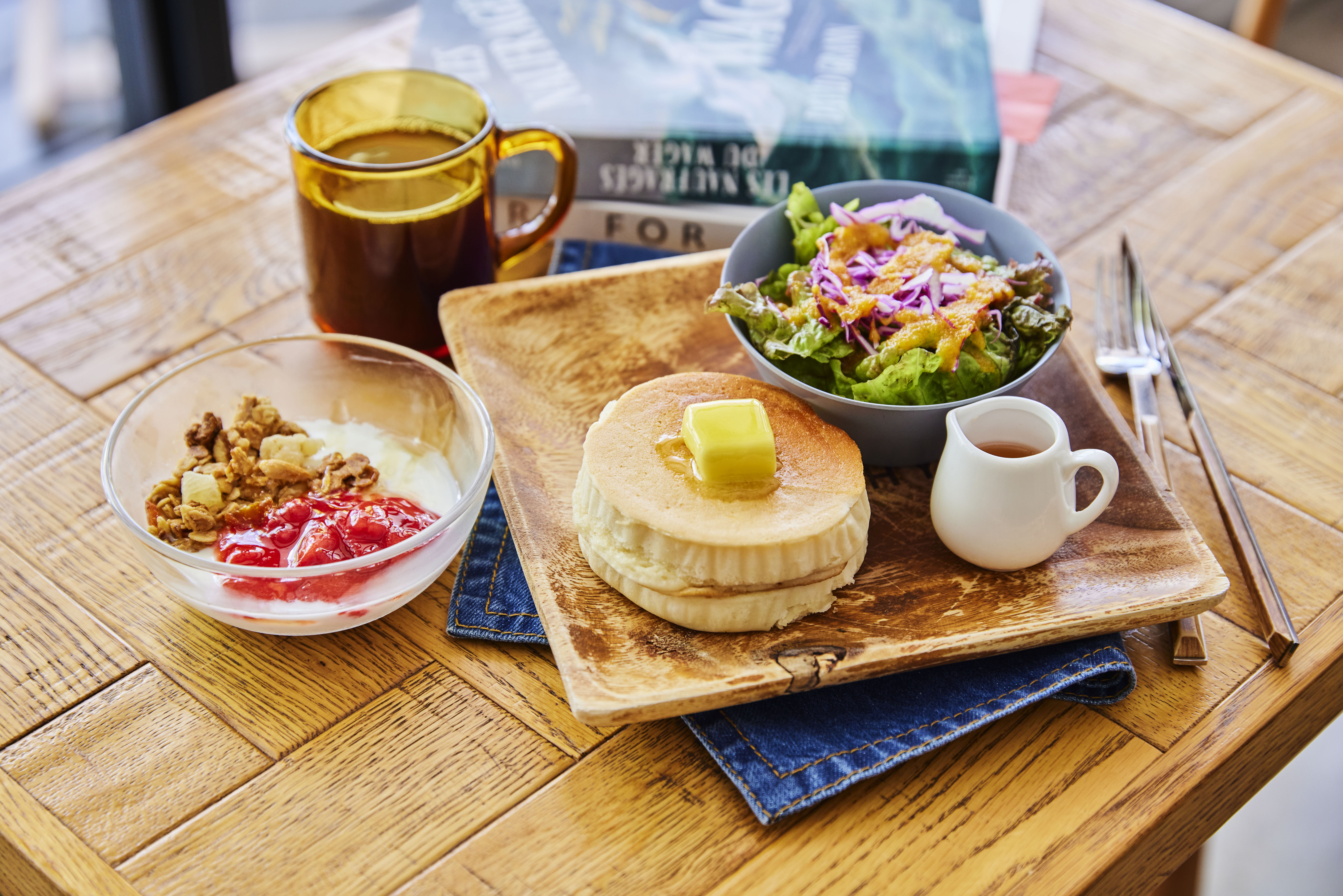 【朝食紹介】米粉のパンケーキ🥞