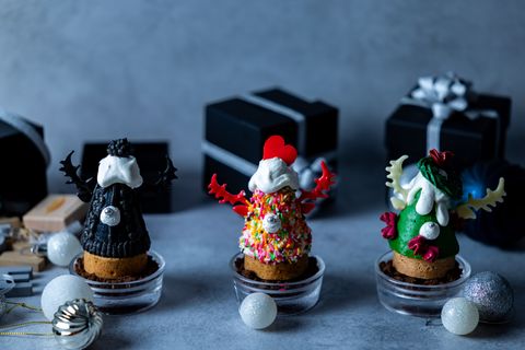 黒胡麻×きなこ(写真左)