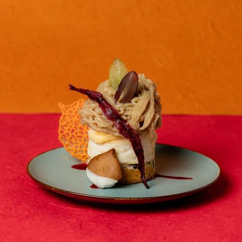 A New-Style Dessert That Celebrates Fall Flavors and Diverse Textures: “Shima Tofu’s Colorful Texture Mont Blanc”