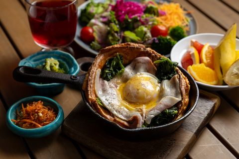 エッグベネディクト～島豆腐ダッチパンケーキ～