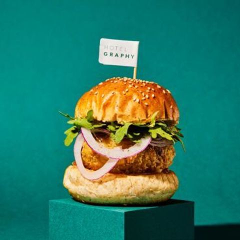 【1-3月 季節のバーガー】春菊とさといもコロッケ [VEVGAN]