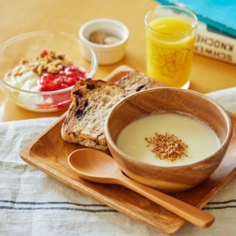Potage of Seasonal Vegetables with Yanesen Bread