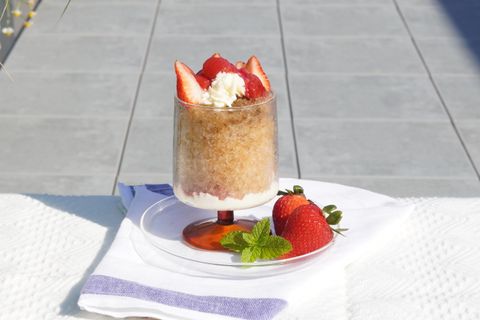 《 GRANI-TÈ NODOKA Series 》Hojicha × Strawberry