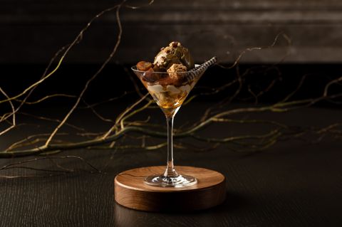 Hojicha Tiramisu Parfait