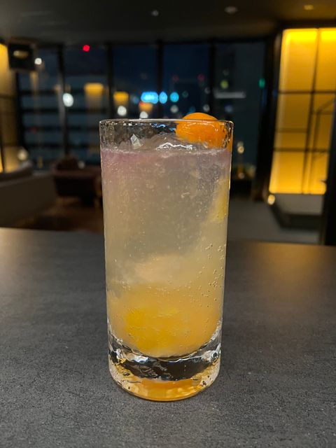 和歌山県産じゃばらと金柑のくまの梅酒ソーダ