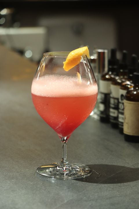 American Cherry and Orange Aperol Spritz