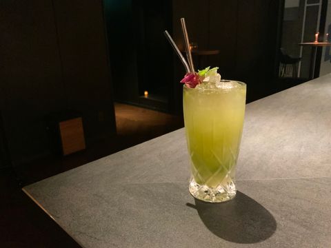 Shine Muscat and Sudachi White Wine Mojito