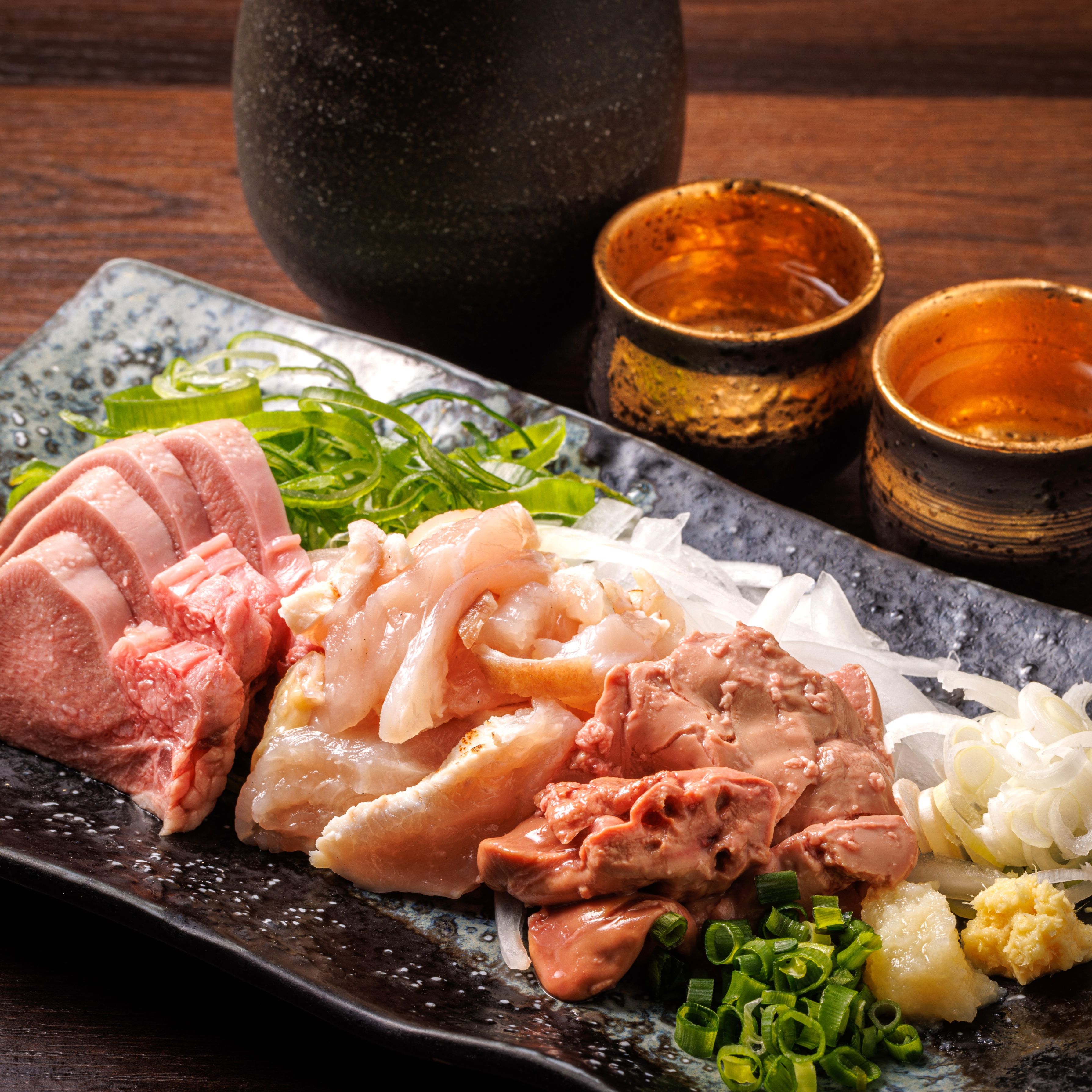 【数量限定】肉刺し3種盛り(低温調理)