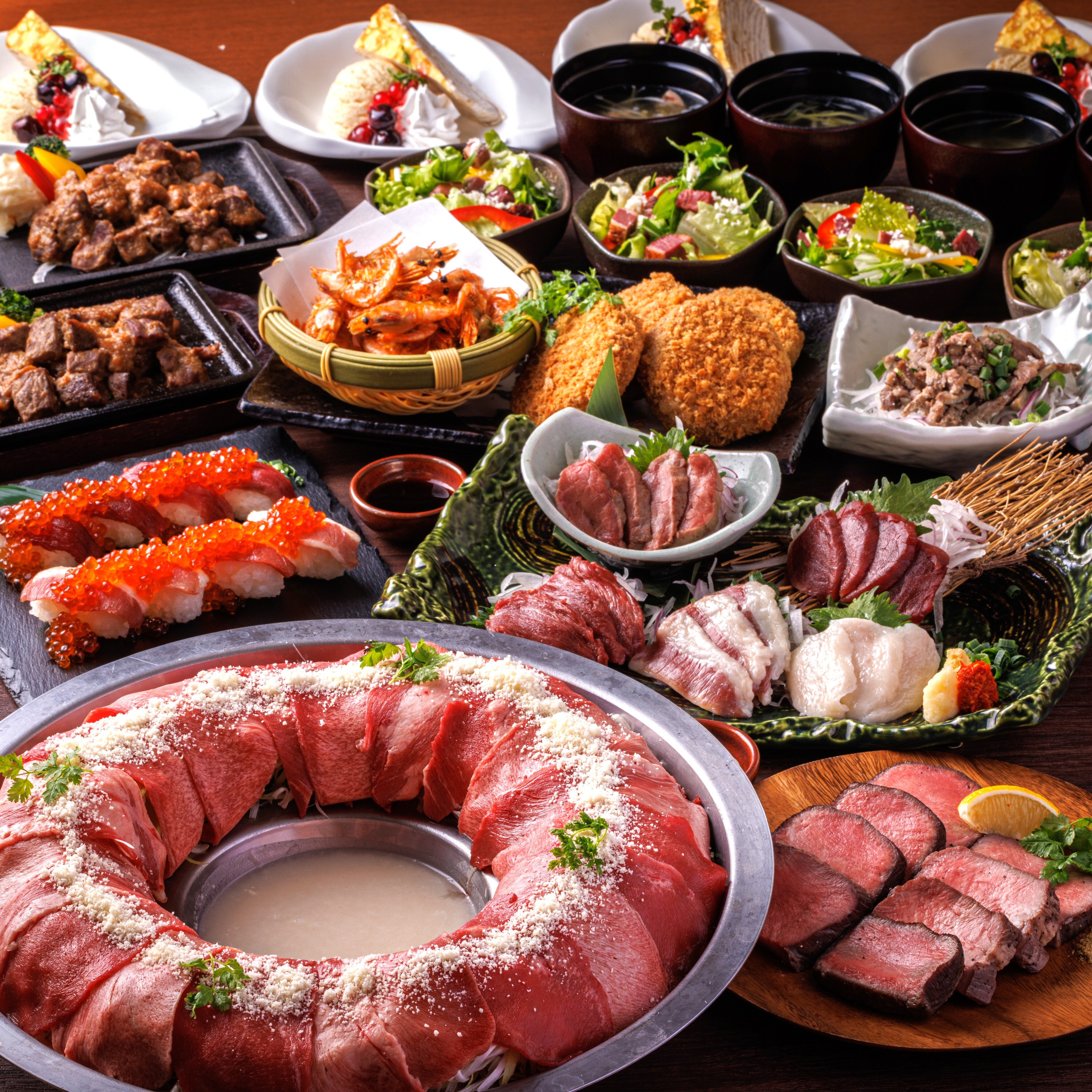 [“極上”うま囲最上級コース]11品10,000円【3時間制プレミアム飲み放題】