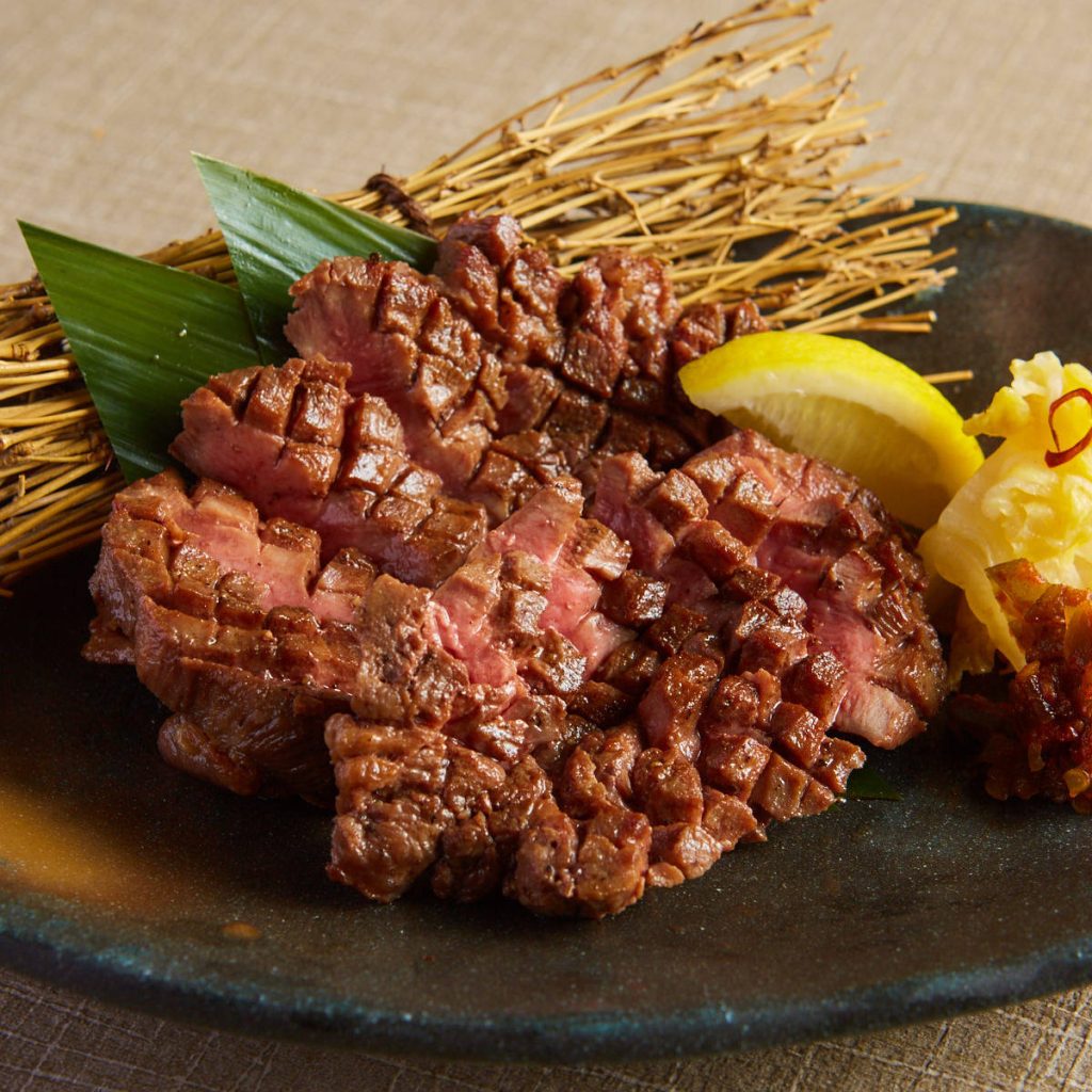 厚切り牛タンの炙り(２枚)