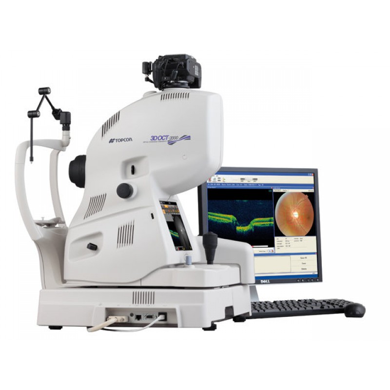 Used Topcon 3D OCT-2000 w/Digital Non-Myd Retinal Camera
