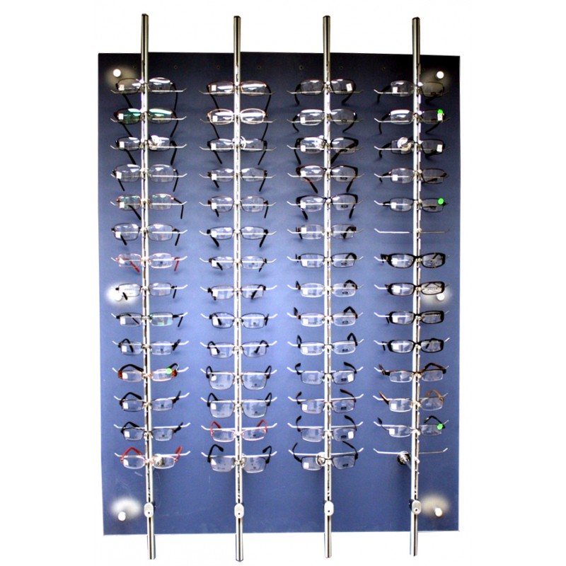 56 Position Lockable Rod Frame Display Wall System