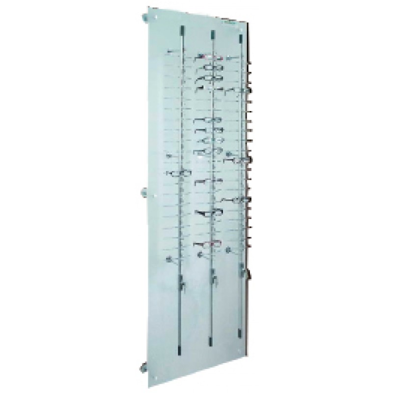 60 Position Lockable Rod Frame Display Wall System