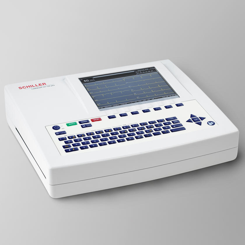 A 12-CHANNEL ECG. SIMPLER ON THE OUTSIDE. SMARTER ON THE INSIDE  CARDIOVIT AT-102 PLUS