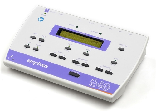 Amplivox 240 Air and Bone Audiometer (Wall and Battery Power)