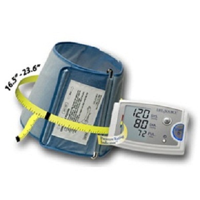 AnD LifeSource Digital Blood Pressure Monitors: Extra Large Cuff, Blood Pressuire Monitor with AccuFit Extra Large Cuff