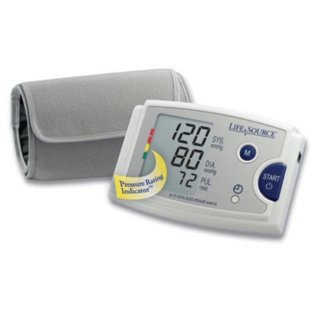 AnD UA-787EJ LifeSource Digital Blood Pressure Monitor w/ Easy-Fit™ Cuff & AC Adapter