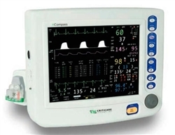 Criticare nCompass 81H030XD Vital Signs Monitor w/ 3 Channel IBP