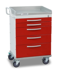 Detecto Whisper Medical Cart (5 Drawers)