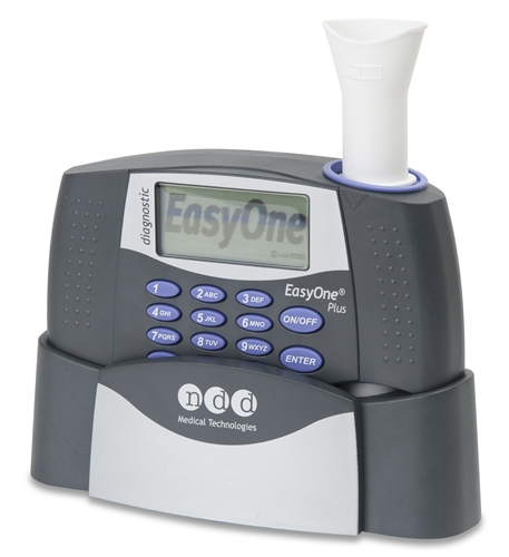 EasyOne Plus Diagnostic Spirometer, Cradle and EasyWare Software. (Printer not Included)