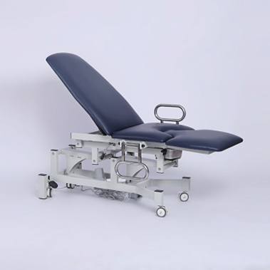 Gynaecological examination bed