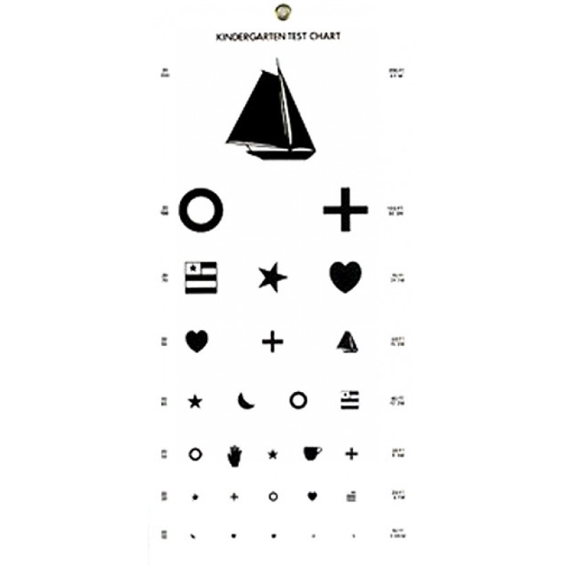 Kindergarten Eye Chart 20FT
