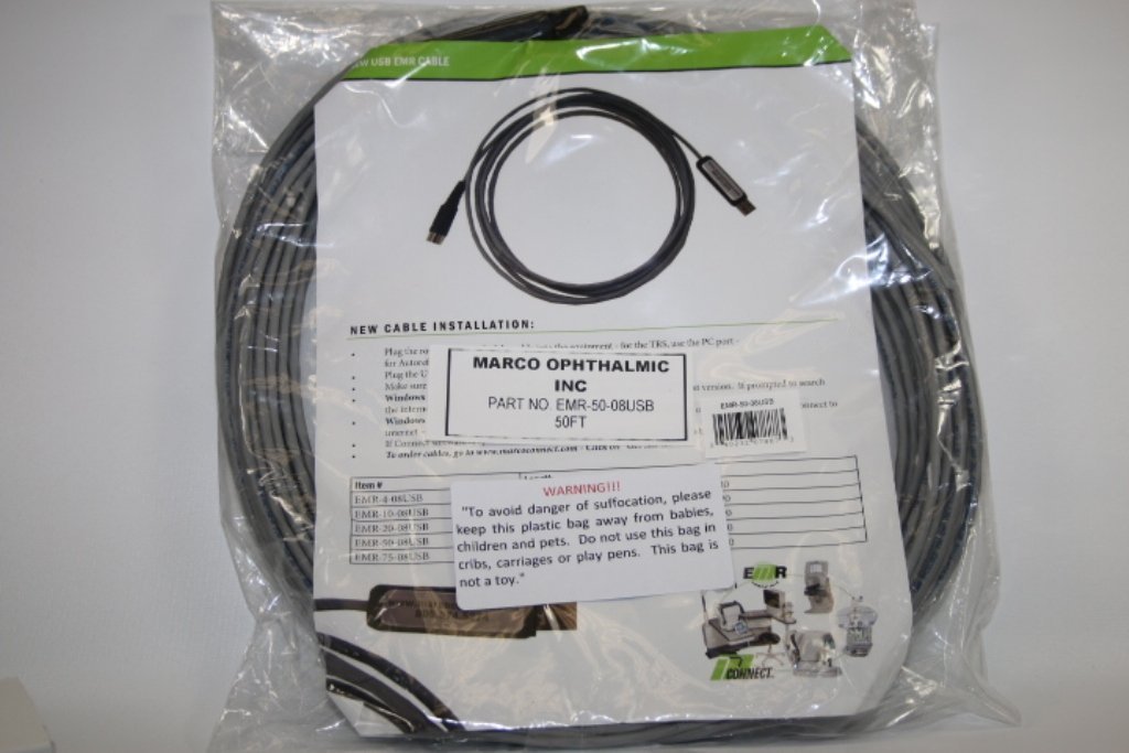 Marco EMR Connection Cable, USB, 50 Ft.