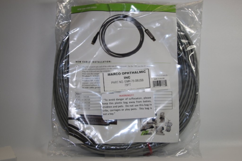 Marco EMR Connection Cable, USB, 75 Ft.