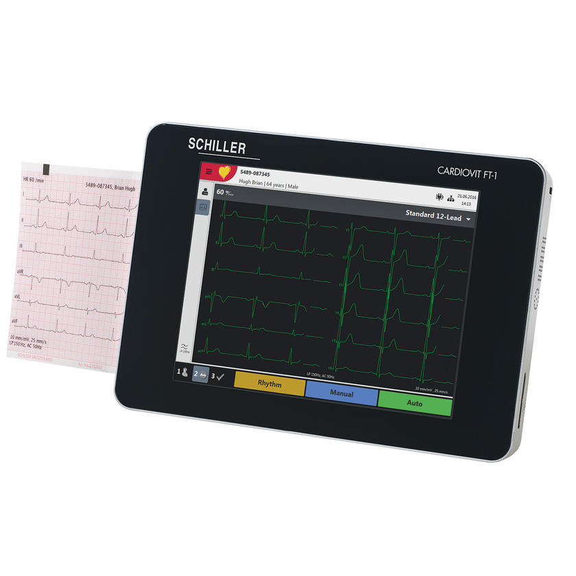 MAXIMUM PERFORMANCE IN A COMPACT ELECTROCARDIOGRAPH  CARDIOVIT FT-1