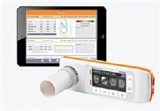 MIR Spirobank II® Smart Spirometer works W/ Ipad