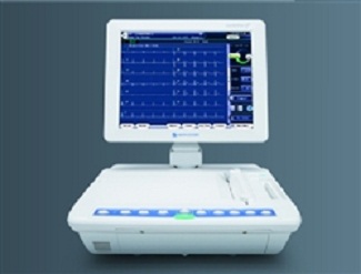 Nihon Kohden 2550 Interpretive Touch-Screen ECG Machine