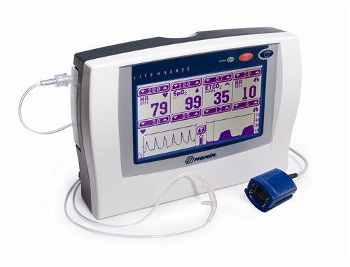 Nonin LifeSense Capnograph / CO2 Monitor