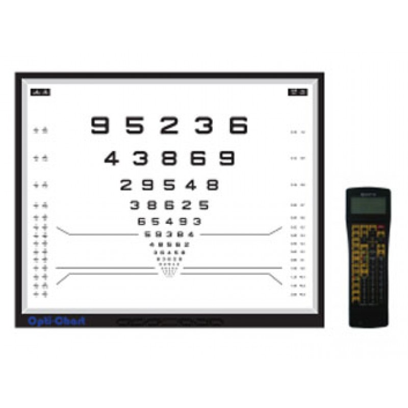 OPTICHART-17" LED Visual Acuity Panel